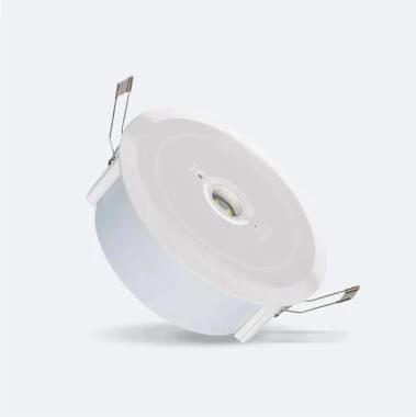Luz Emergencia LED 120lm Corte Ø136 mm 3 Horas de Autonomía