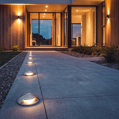 Imagen de Baliza Exterior LED 3W Empotrable Suelo 1L 24V DC