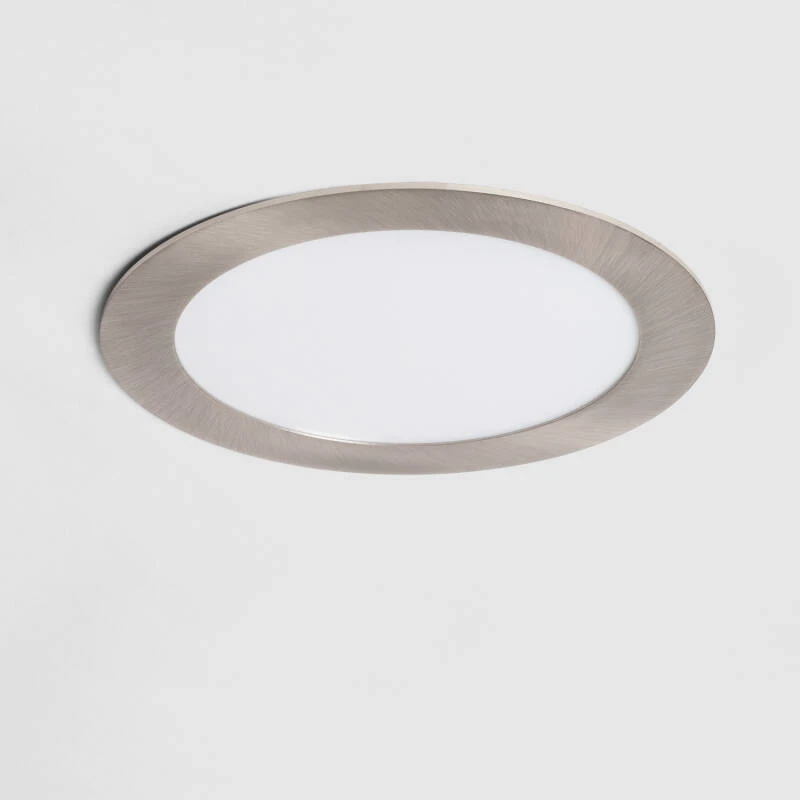 Imagem de Placa LED Circular SuperSlim 12W Silver Corte Ø 155 mm