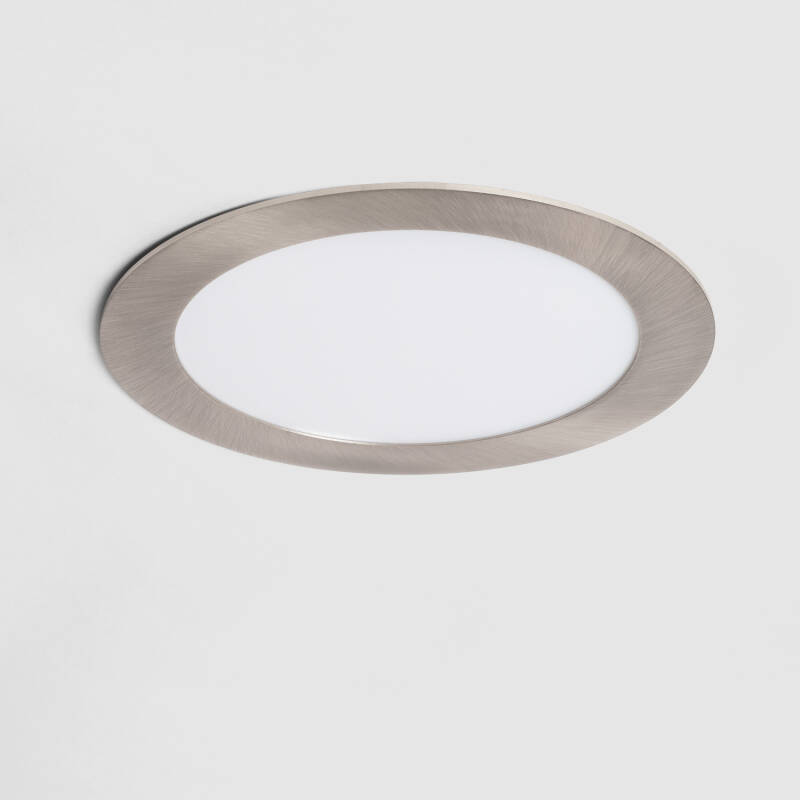Imagem de Placa LED Circular SuperSlim 12W Silver Corte Ø 155 mm