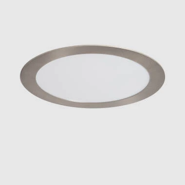 Placa LED 18W Circular SuperSlim Corte Ø 205 mm Silver
