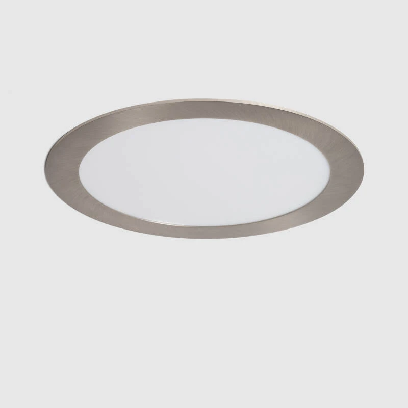 Imagem de Placa LED Circular SuperSlim 18W Silver Corte Ø 205 mm