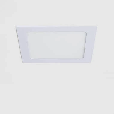 Placa LED 12W Cuadrada SuperSlim Corte 155x155 mm