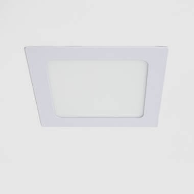 Placa LED 9W Quadrada SuperSlim Corte 130x130 mm
