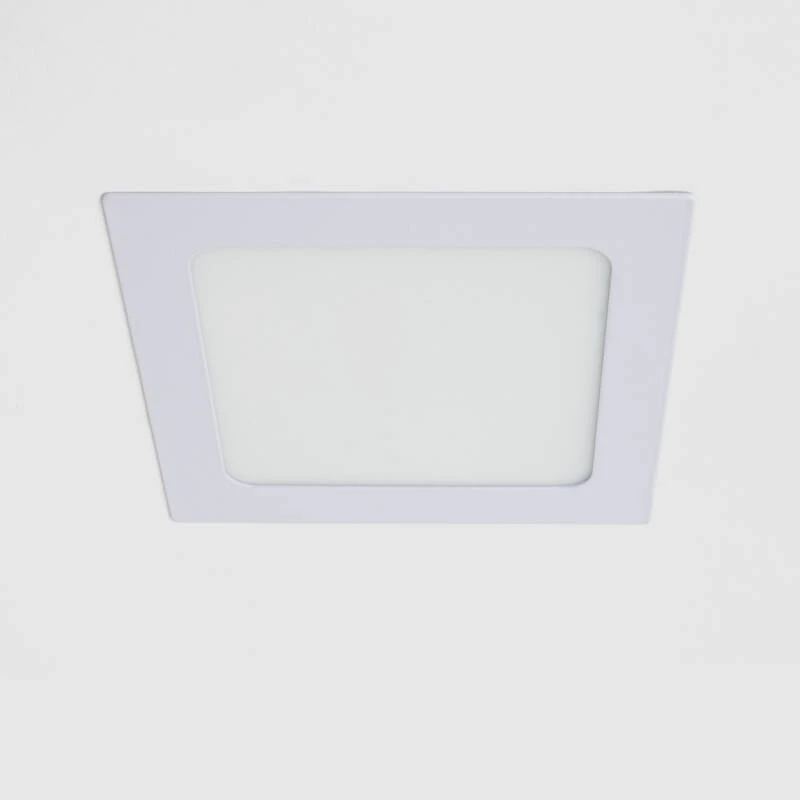 Imagem de Placa LED 9W Quadrada SuperSlim Corte 130x130 mm