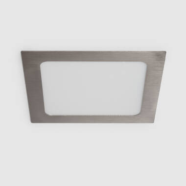 Placa LED 12W Quadrada SuperSlim Silver Corte 155x155 mm LIFUD
