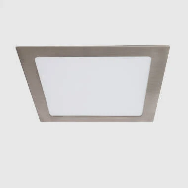 Placa LED 18W Cuadrada SuperSlim LIFUD Corte 205x205 mm Silver