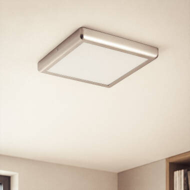 Imagen de Plafón LED 24W Cuadrado Metal 300x300 mm Design Silver