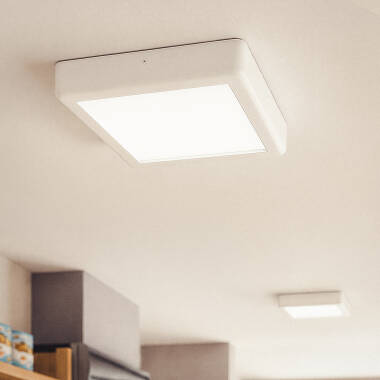 Imagem de Plafón LED 18W Quadrado Metal 225x225 mm Design White