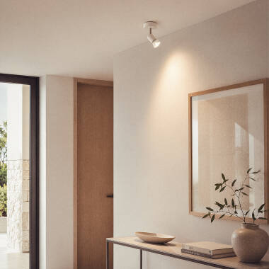 Imagem de Aplique Orientável Alumínio 1 Foco Oasis Branco