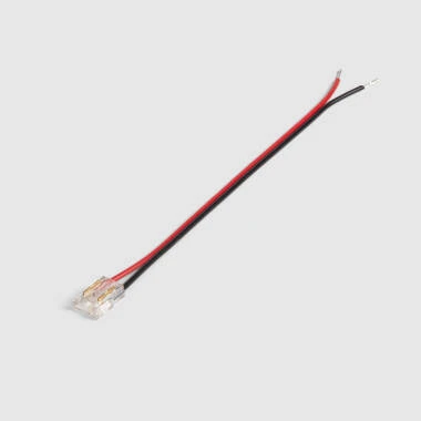 Conector Tira LED 12/24V DC SMD y COB IP20 Ancho 8mm con Cable