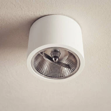 Aplique de Techo Aluminio Onuba para Bombilla LED GU10 AR111