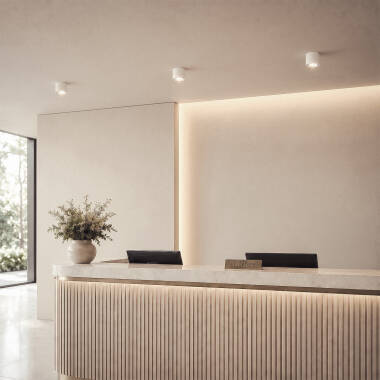 Imagem de Aro Downlight Superfície Circular para Lâmpada LED GU10 AR111