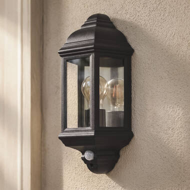 Aplique de Pared Exterior PC con Sensor PIR Newquay