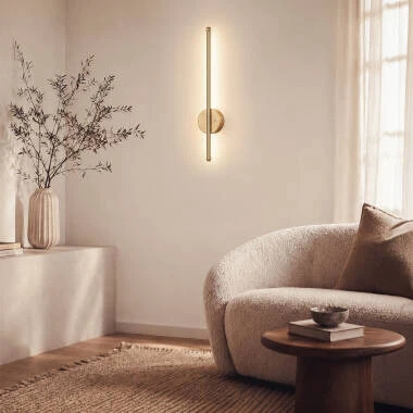 Imagem de Aplique de Parede Linear LED Metal com Bateria Recarregável USB Becca