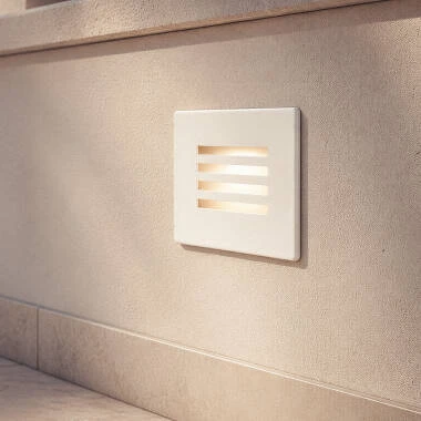 Baliza Exterior LED 3W Acero Inoxidable Empotrable Pared Elis