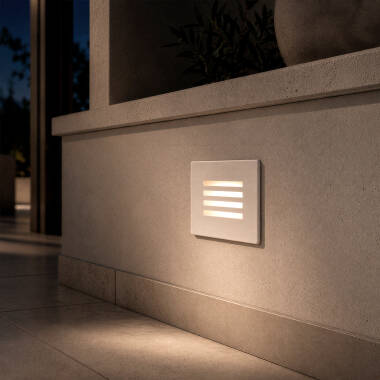 Imagen de Baliza Exterior LED 3W Acero Inoxidable Empotrable Pared Elis