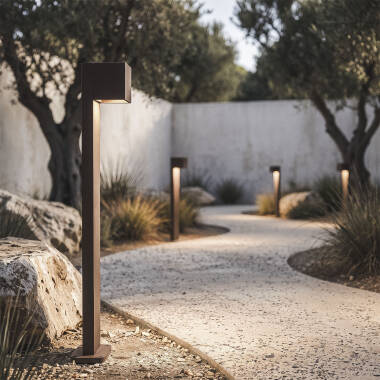 Imagen de Baliza de Pie Exterior LED 10W Superficie 80cm Aluminio Denny L