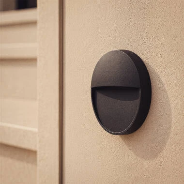 Baliza Exterior LED 3W Superficie Circular Jade