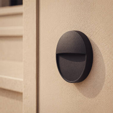 Imagen de Baliza Exterior LED 3W Superficie Circular Jade