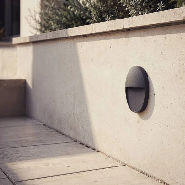 Baliza Exterior LED 3W Superficie Circular Jade