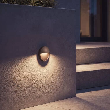 Imagen de Baliza Exterior LED 3W Superficie Circular Jade