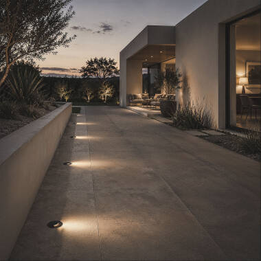 Imagem de Baliza Exterior LED 3 W Encastrável de Chão 1L 24V DC