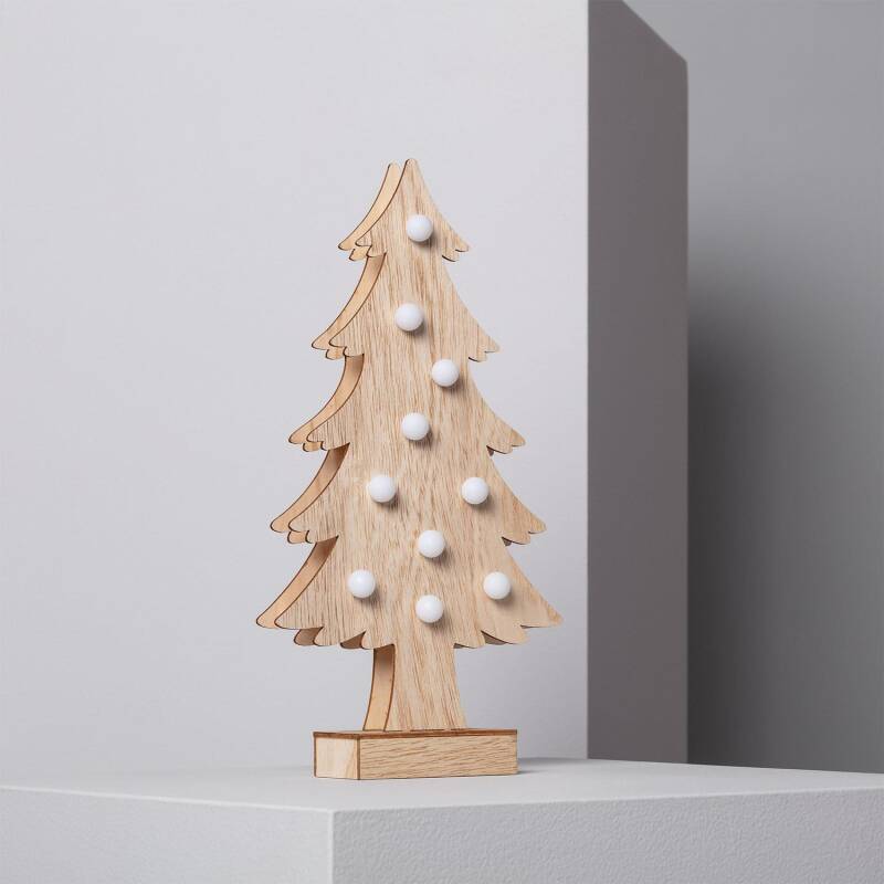Imagem de Árvore de Natal LED Wood a Pilhas 