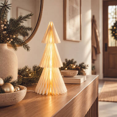 Árvore de Natal LED de Papel com Bateria Amethy