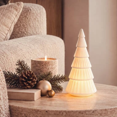 Árvore de Natal LED com Bateria Cerâmica Schnee