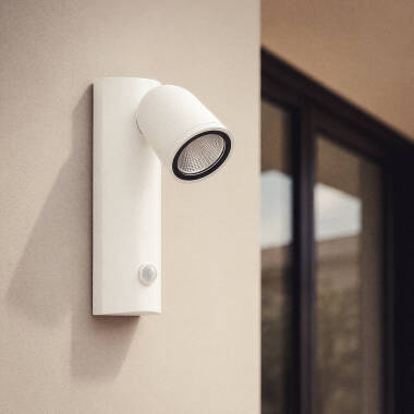 Imagen de Aplique de Pared Exterior LED 6W Aluminio con Detector de Movimiento Abel