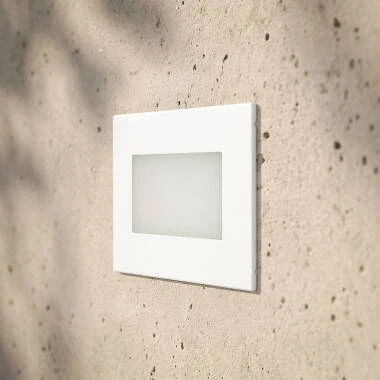 Baliza Exterior LED de 3W em Aço Inoxidável Encastrável na Parede Adal
