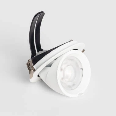Downlight LED Circular de 24 W, Orientável, chip OSRAM, 38º, CCT, 120 lm/W, LIFUD, Diâmetro de Corte de 125 mm