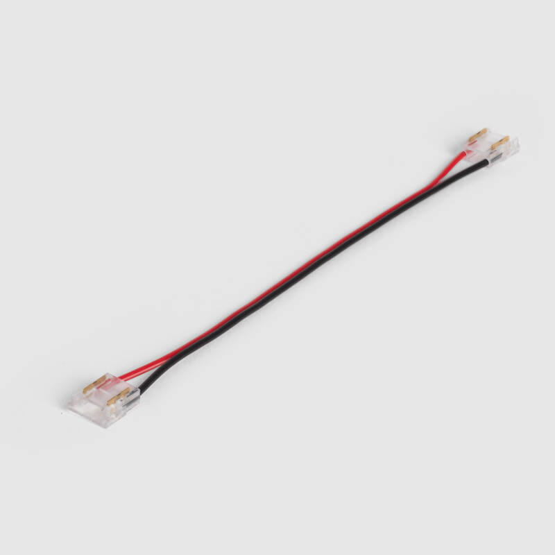 Imagen de Conector Hipopótamo doble con cable para Tira LED 24V DC SMD y COB IP20 Ancho 10mm Monocolor
