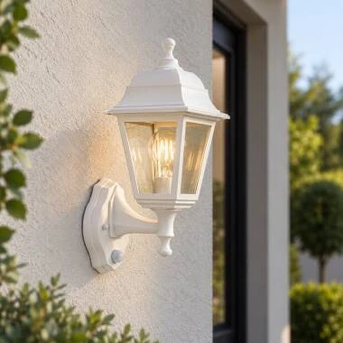 Candeeiro de Parede Exterior com Detector de Movimento PIR Mini Villa