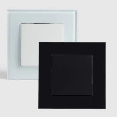 Interruptor Simple Luxe 27 Vidro