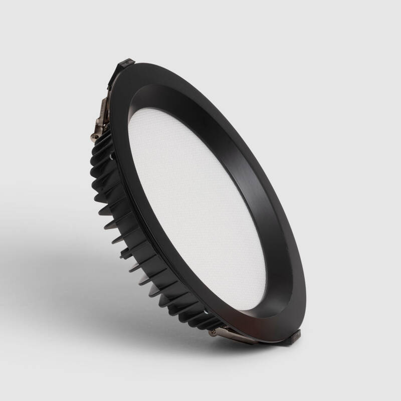 Imagen de Downlight LED 24W Circular SAMSUNG Aero 130 lm/W Microprismático LIFUD Corte Ø 200 mm Negro