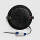Imagen de Downlight LED 24W Circular SAMSUNG Aero 130 lm/W Microprismático LIFUD Corte Ø 200 mm Negro