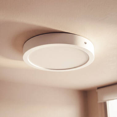 Plafón LED 18W Circular Aluminio Ø210 mm Slim CCT Seleccionable Galán SwitchDimm