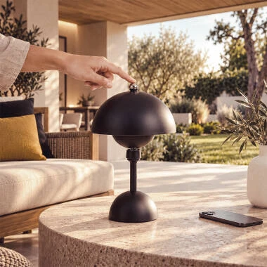 Lámpara de Mesa LED Portátil con Batería Recargable USB Pauna