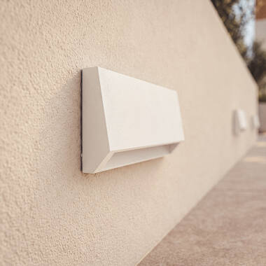 Imagem de Baliza Exterior LED 3W Superfície Parede Retangular Tunez