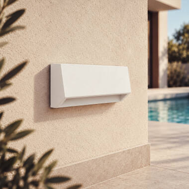 Baliza Exterior LED 3W Superfície Parede Retangular Tunez