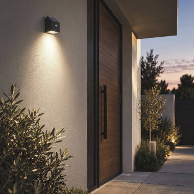 Imagem de Aplique de Parede Exterior LED de 2,5 W com Sensor de Movimento PIR Twist Solar