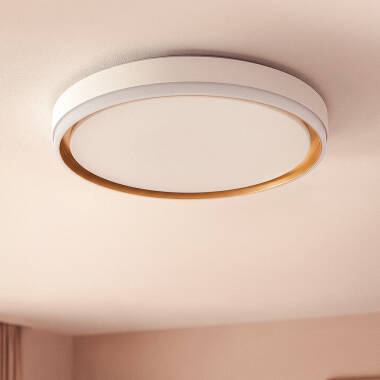 Imagem de Plafon de teto LED circular em metal Marstal