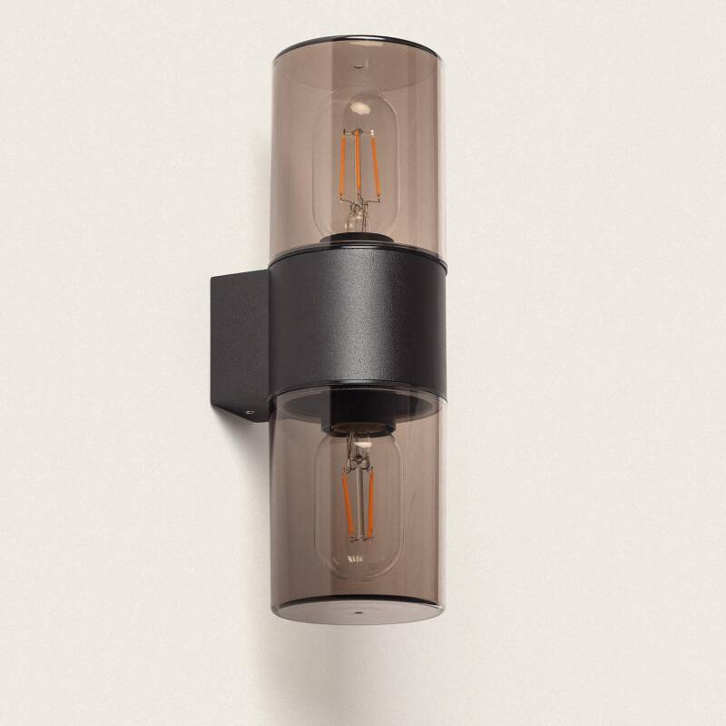 Imagen de Aplique de Pared Exterior Aluminio Dos Focos Solok