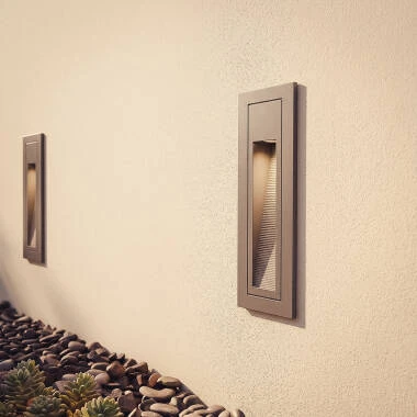 Baliza Exterior LED de 3 W para Encastrar na Parede, Cor Antracite, Lane