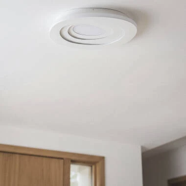 Plafon LED 28W Metal CCT Seleccionável Zarek Ø400 mm