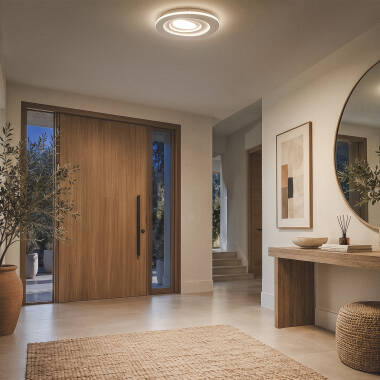 Imagen de Plafón LED 28W Metal CCT Seleccionable Zarek Ø400 mm