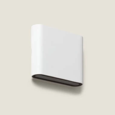 Aplique de Parede Exterior LED com Iluminação Dupla Face em Alumínio Luming