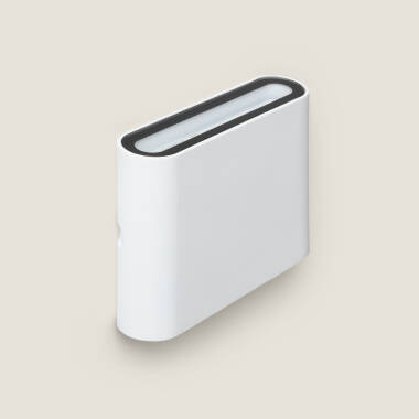 Imagem de Aplique de Parede Exterior LED com Iluminação Dupla Face em Alumínio Luming